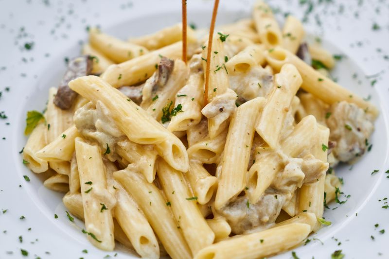 Creamy Cacio e Pepe pasta at Marcos