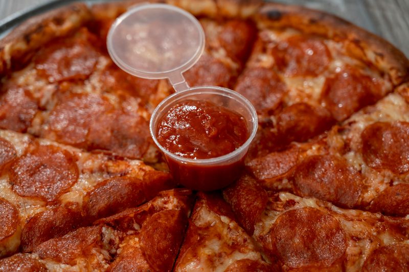 Pepperoni pizza catering option