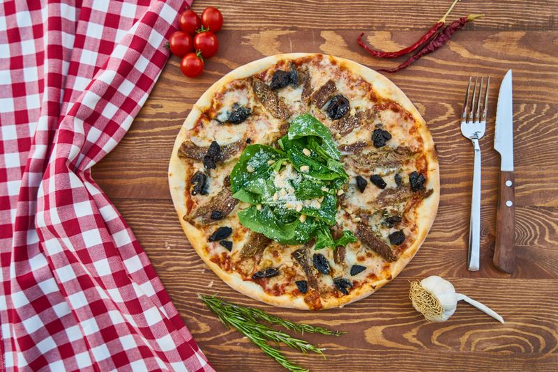 BBQ chicken pizza for events